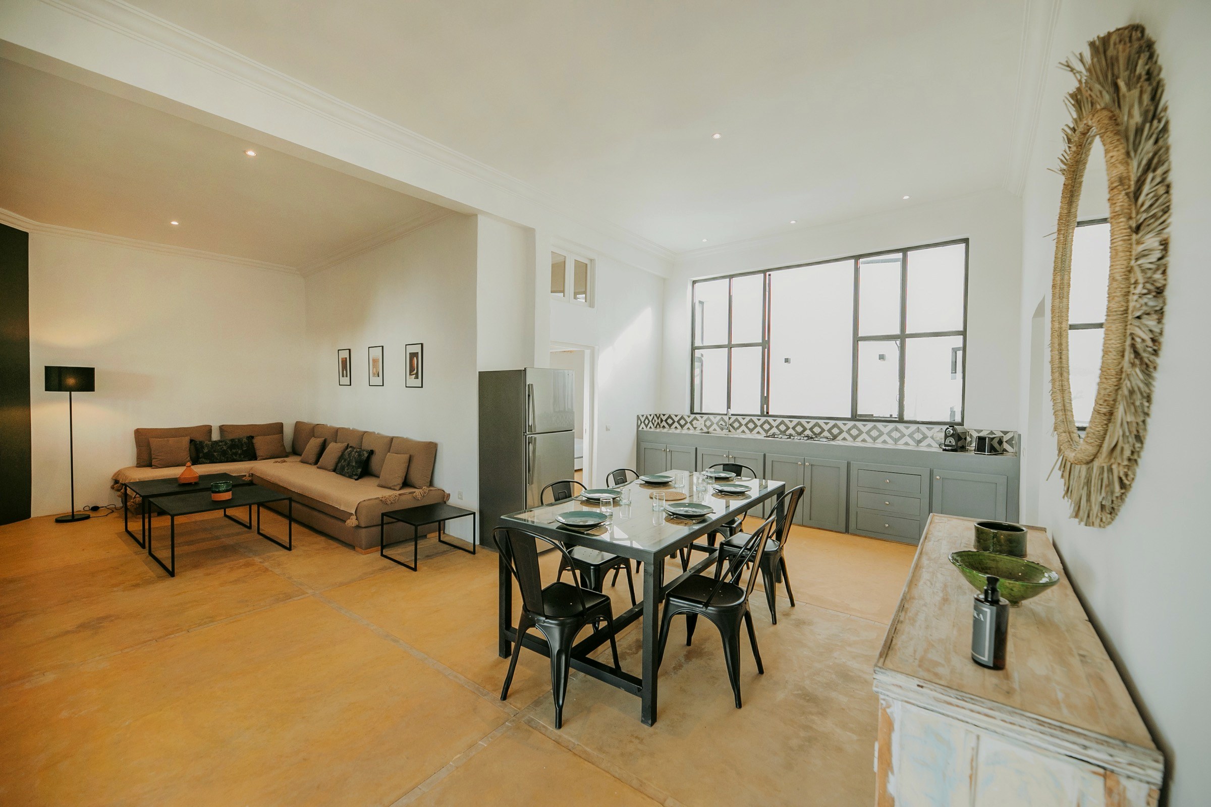 Villa Zaza, living and dining room